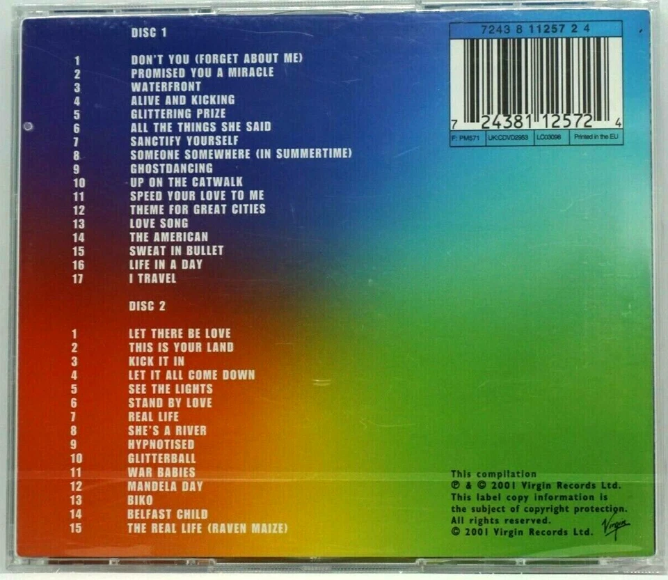 Simple Minds - The Best Of  ( 2 CD Album) - Don't You Forget About Me  BRAND NEW - Image 2 of 2