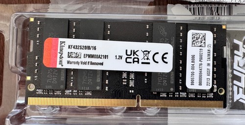 FURY 32GB (2x16GB) Ram DDR4 3200 MHz PC4-25600 Laptop Memory SO-DIMM 260-Pin - Bild 2 von 3