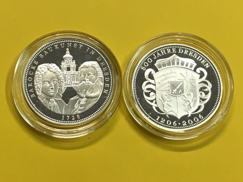 Medaillen 800 Jahre Dresden 1206-2006, 999er Silber PP in Kapsel (M793-821 - 第 19/28 張圖片