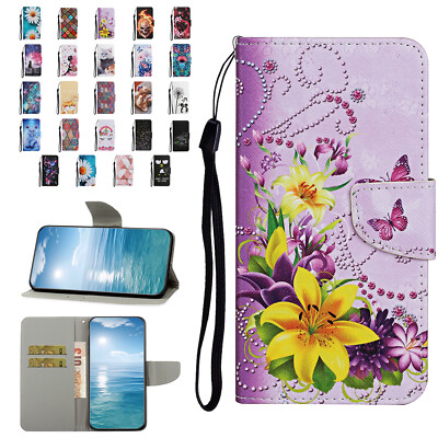 Für Samsung A750 A71 A51 A41 Hülle Geldbörse Flip Leder Ständer Tasche Telefon