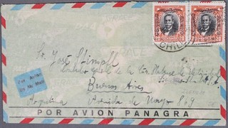 MayfairStamps Chile 1938 to Buenos Aires Argentina Air Mail Cover cca_09631
