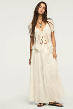 New Authentic Lucky Brand Broomstick Maxi Ski...
