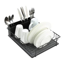 SunnyPoint 304 Stainless Steel Dish Drying Rack with Diatomaceous Earth Drain...