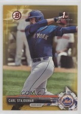 2017 Bowman Draft Gold /50 Carl Stajduhar #BD-179 0q3