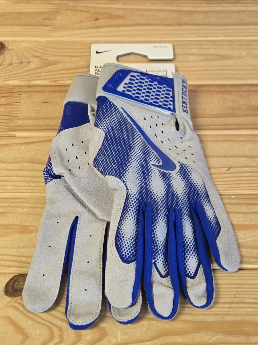 XXL - Guantes de bateo de béisbol Nike Alpha Elite Kentucky Wildcats PE nuevos