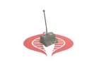 GI Joe Playset Bivouac Radio & Antenna 1984 Original Part