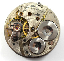 Vintage Waltham Grade 625 16s 17J OF Pocket Watch Movement lot.wf