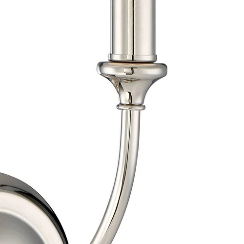 Crystorama Sylvan 15 3/4"H Polished Nickel Wall Sconce - Picture 5 of 8