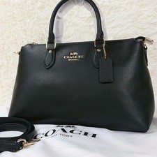 Item Coach Georgia Satchel 2way Handbag CR156 Black