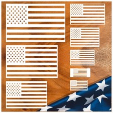 Large American Flag Stencil Star Stencils for Painting 50 Stars Military Temp...