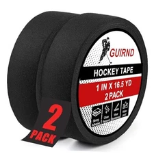  Hockey Tape, 2 Roll Strong Adhesive Goon Tape, Multipurpose Cloth Tape 1 Inch 