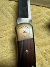 Vintage Buck 110 U USA Lock Back Folding Knife with Sheath — photo 4