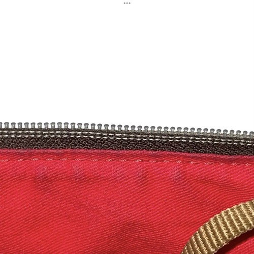 Vintage Dooney and Bourke Nylon Crossbody Pouchette Purse Bag Navy Blue Brown - Picture 12 of 13
