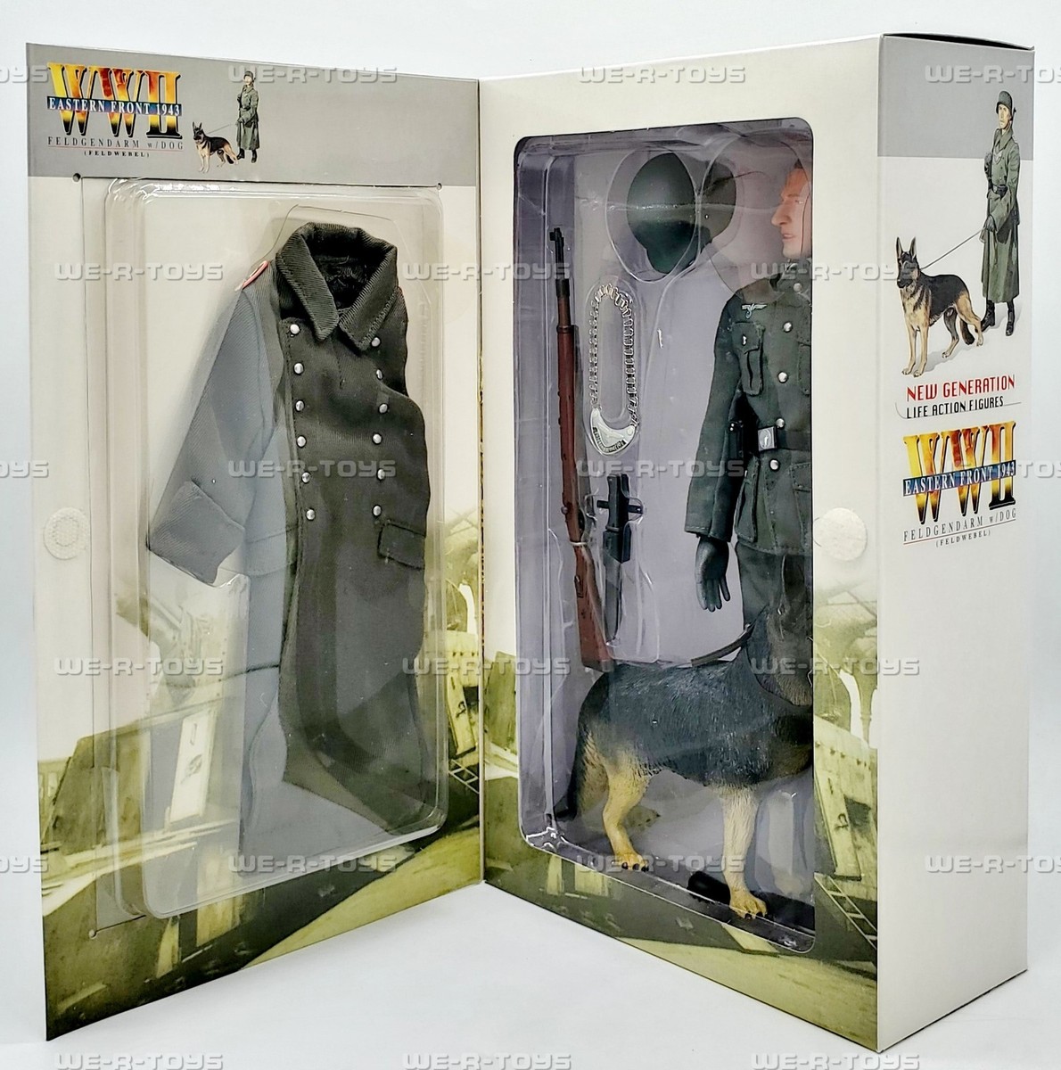 DRAGON WWⅡ EASTERN FRONT 1943 Gustav Dragon WWII Eastern Front 1943 Feldgendarm Gustav w/dog