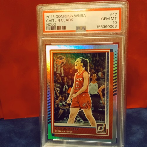 Caitlin Clark 2025 Donruss Holo PSA 10 WNBA