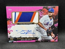 David Peterson 2021 Topps Inception Auto Relic Magenta (Pink) /75