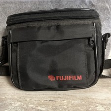 Fujifilm Camera Carrying Case Shoulder Bag Padded Black Red Logo
