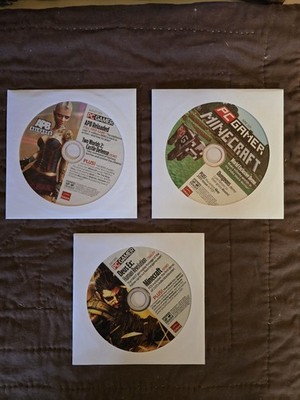 Minecraft PC Gamer Demo Disc June 2011 Beta 1.3 , July 2011 And August 2011