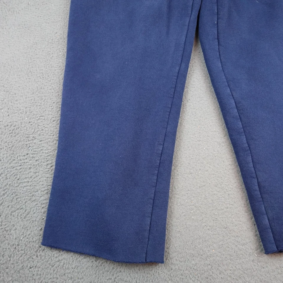 Calça de Moletom Masculina Vintage 2002 Equipe Olímpica dos EUA Grande Azul Marinho Raízes Lã - Imagem 3 de 4