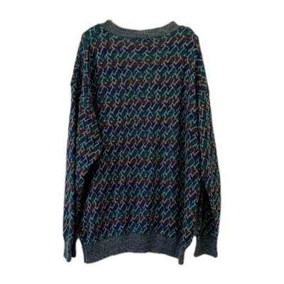 Vintage Example by Missoni Cardigan Sweater Mens XL Multicolor