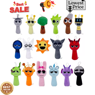 #ad Sprunki Plush Doll Soft Cuddly Game Toy Pillow Fun Collectible Gift for Kids $6.99