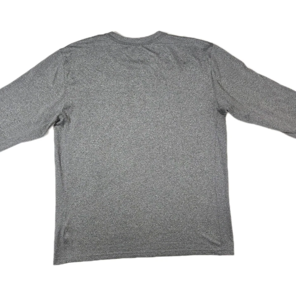 Camiseta de baloncesto Nike DriFit Elite Syracuse manga larga gris para hombre grande Foto 3 de 4