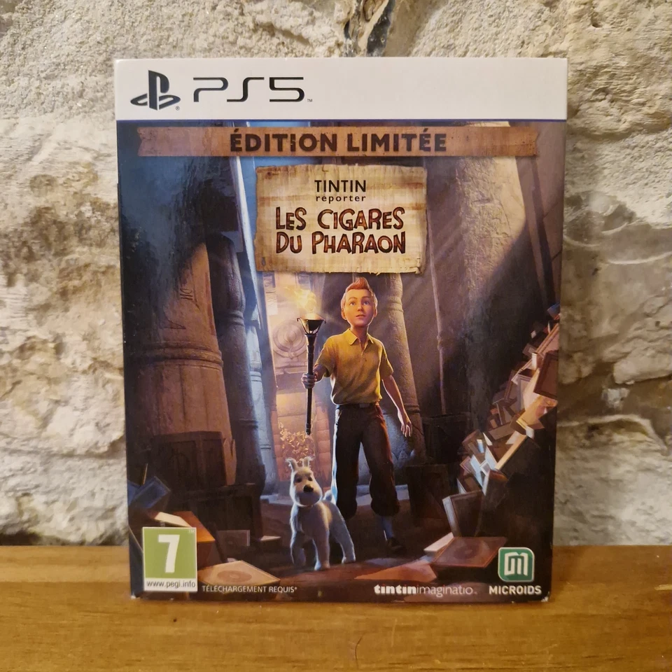 TINTIN REPORTER LES CIGARES DU PHARAON - EDITION LIMITEE PS5 FR, photo 2 sur 5