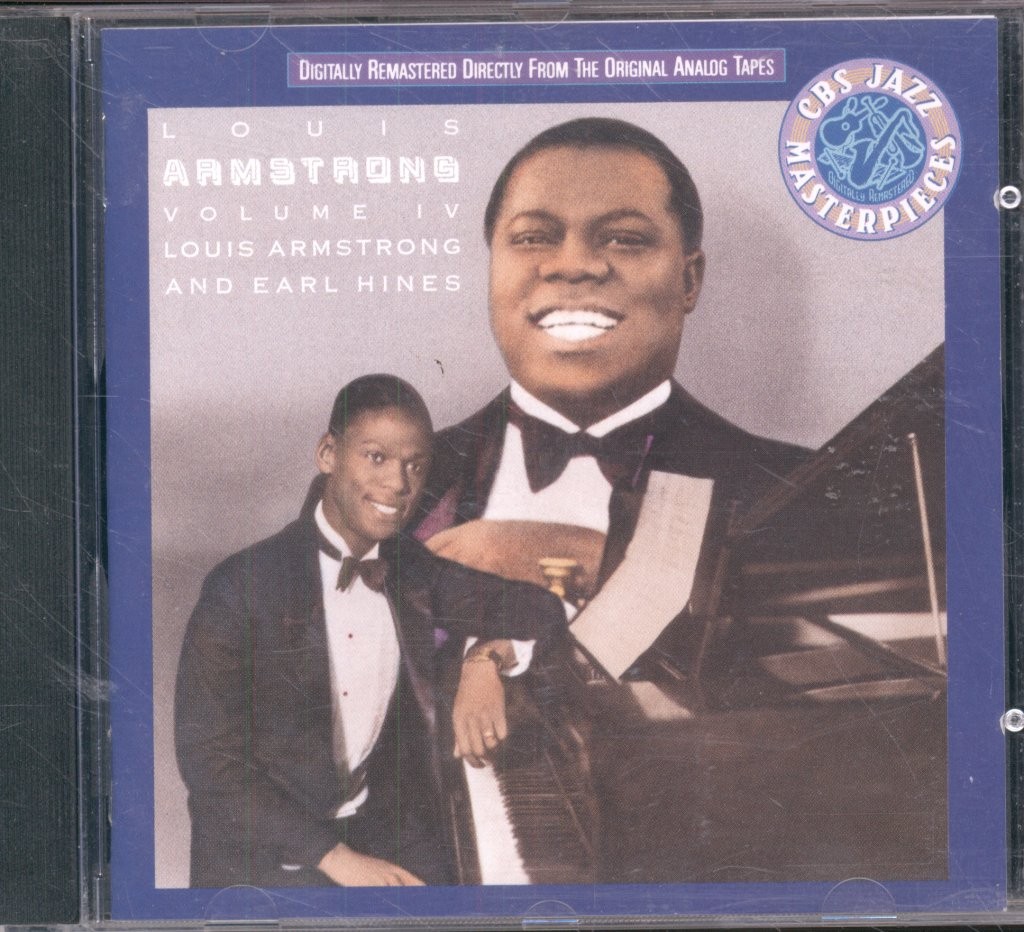Louis Armstrong Louis Armstrong & Earl Hines Volume IV CD Europe Cbs 1989