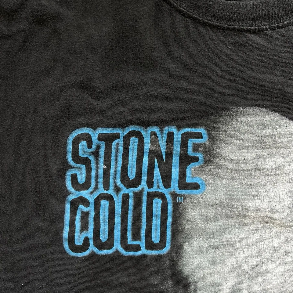 Camisa De Colección 1999 Stone Cold Steve Austin Bottom Line WWF Talla XL? Meas. En fotos Foto 4 de 4