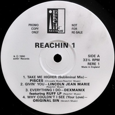 Various - Reachin 1 - The 90's Ultimate Rave Collection, LP, (Vinyl)