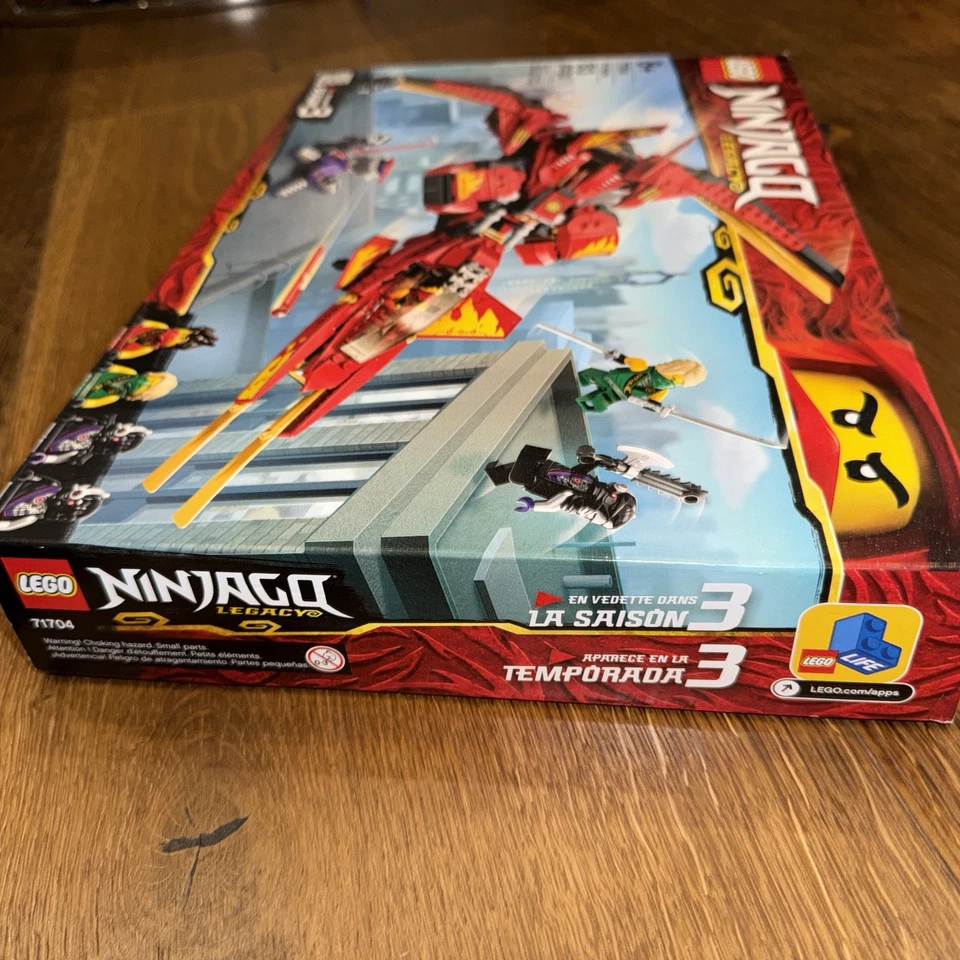 LEGO Ninjago Legacy Kai Fighter (71704) NUEVO en caja sellada (la caja está abollada) Foto 4 de 4