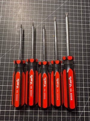 Husky Torx Screwdriver Set - 5 Piece Torx 5005 5004 5003 5002 5001