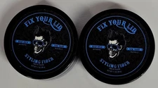 FIX YOUR LID Styling Fiber High Hold Low Shine 2 Pack Travel Size 1.7 oz ea 