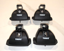 Thule 460 Podium Foot Pack Set Of 4 For Squarebar 4 Locks Keys Roof Rack 46000