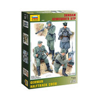 German Halftrack Crew Kit 1:35 Zvezda Kit Figure Militari -D- Neues Modell