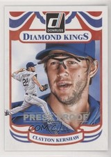 2014 Panini Donruss Diamond Kings Press Proof Silver /199 Clayton Kershaw 0ad