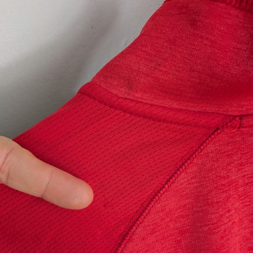 University Of Georgia Bulldogs 1/4 Zip Shirt M rot Uga Football Maskottchen Stickerei - Bild 10 von 10