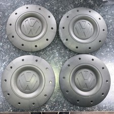 4X Genuine VW Centre Caps Transporter T5 T5.1 T6 T6.1 16” Steel Wheels OEM 