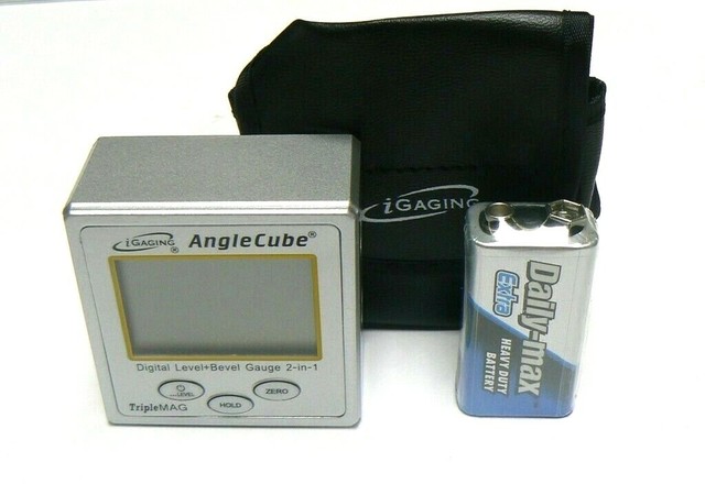 iGAGING AngleCube Digital Angle Gauge with Magnetic Base (35-222-6) for ...
