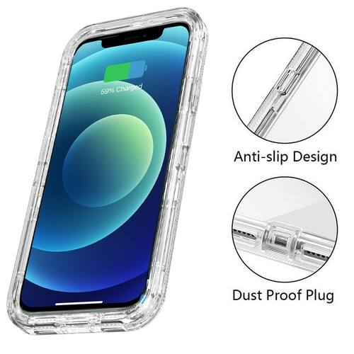 For iPhone 12 Pro 12 Mini 12 Pro Max Case Cover+Belt Clip Fits Otterbox Defender - Picture 8 of 43