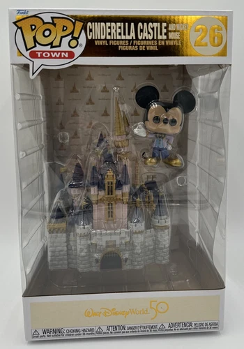Funko Pop Town: Walt Disney World 50th - Cinderella Castle And Mickey Mouse #26