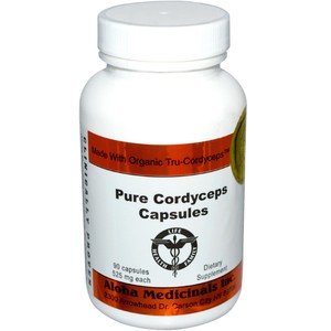 Aloha-Medicinals-Organic-Cordyceps-Sinensis-90-caps-525mg-FAST-ship