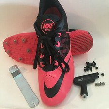Nike Men's ZOOM RIVAL S Shoes Track Field  EXTRAS Black Multi Size 11 US 45 EUR