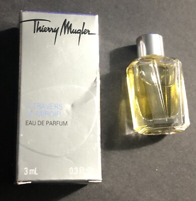 A Travers Le Miroir  By Thierry Mugler .3oz/3ml NIB Travel/Sample