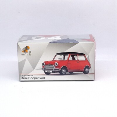 TINY 04 MINI COOPER Red NEW DIECAST CAR 1/50 HONG KONG City Die