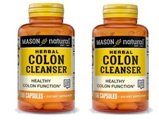 COLON HERBAL CLEANSE NATURAL DETOX CLEAN ALOE VERA PACK 100 X2 200 capsules