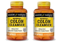 COLON HERBAL CLEANSE NATURAL DETOX CLEAN ALOE VERA PACK 100 X2 = 200 capsules