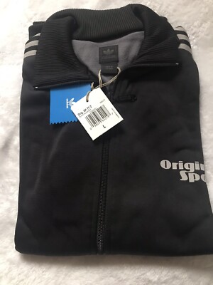 Adidas Orig.sp TT2 Track top Jacket Full-zip Men's black /Aluminum