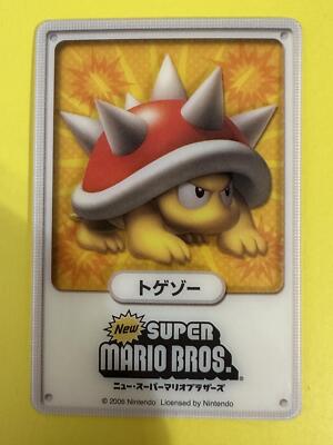 Spiny Super Mario Bros Clear Card 2006 Very Rare japanese F/S