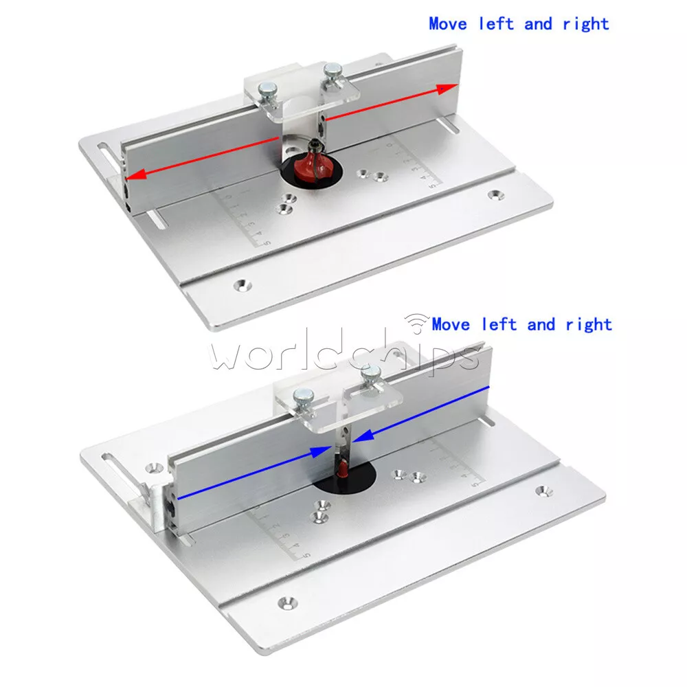 Router table insert and cheap fence